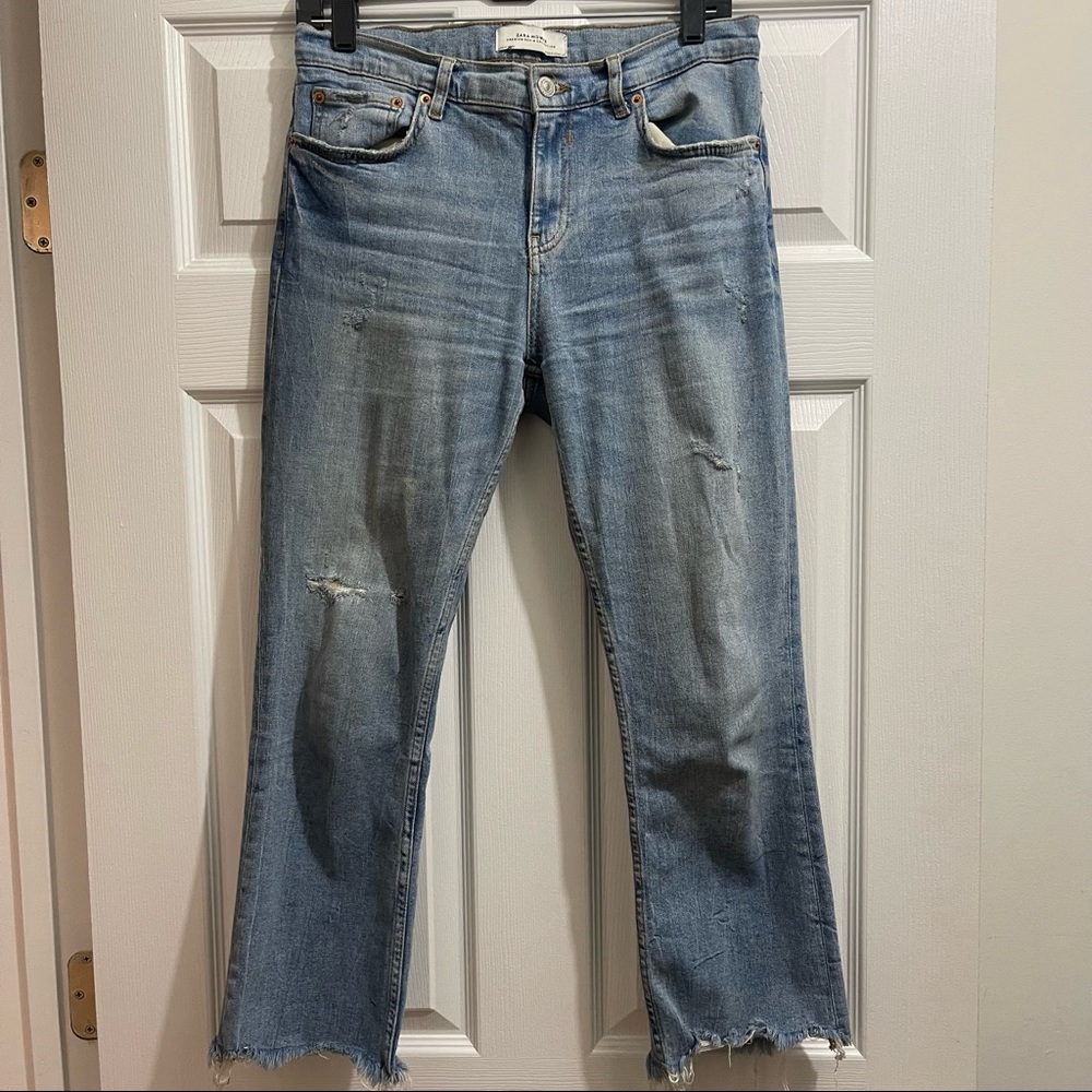 ZARA Premium Denim Mid Rise Jeans